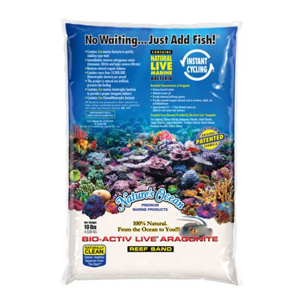 Bio-Activ Reef Sand Natural White - 20lb x 2