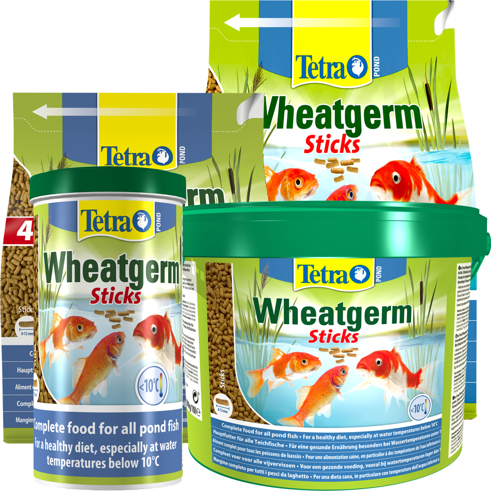 Tetra Pond Wheatgerm Sticks (Available in 1L, 4L, 7L,10L)