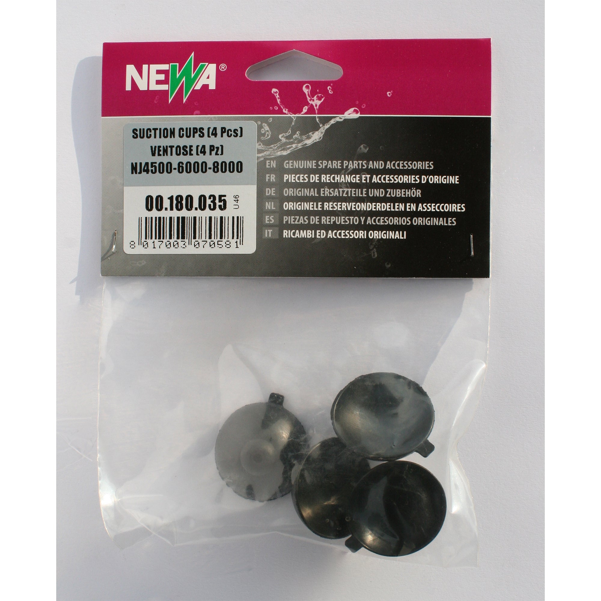 NEWA Suction Cups for JET NJ4500-12000 Pumps 4pcs