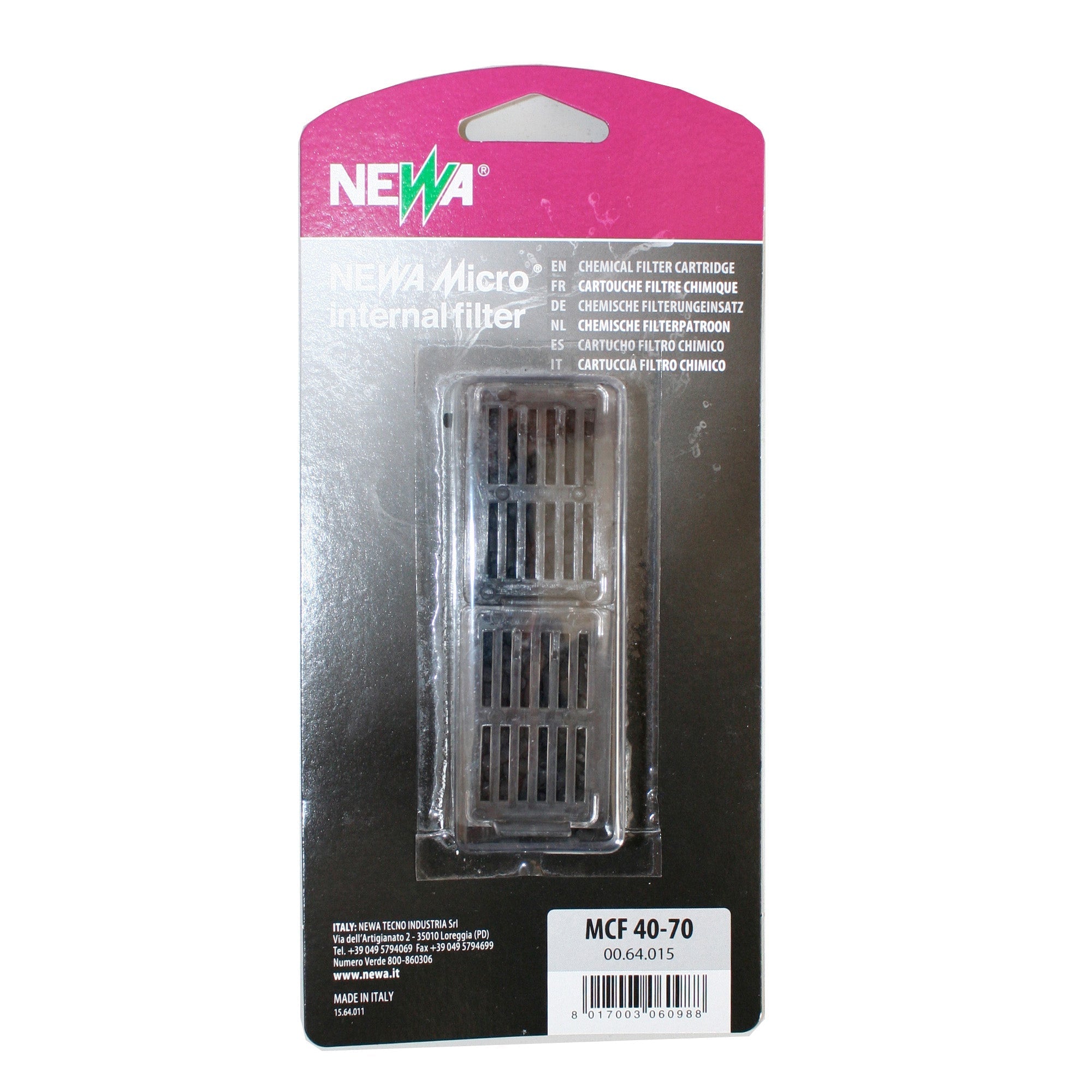 NEWA Micro Filter Chemical Carbon Cartridge x 2