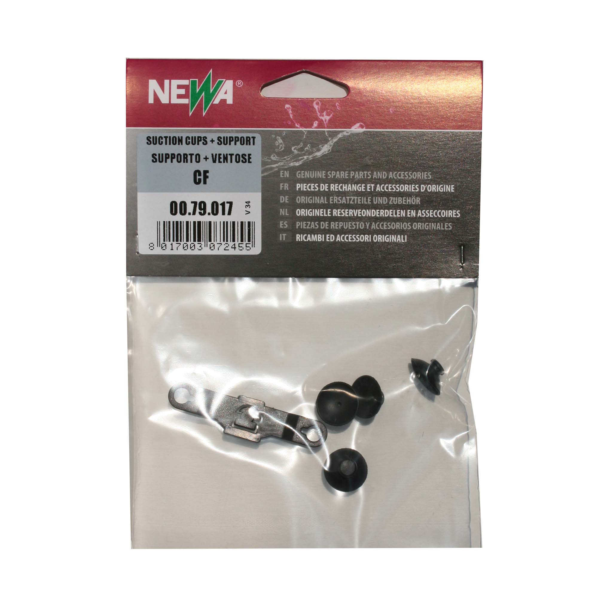 NEWA Cobra Suction Cups x 4 + Support Bracket