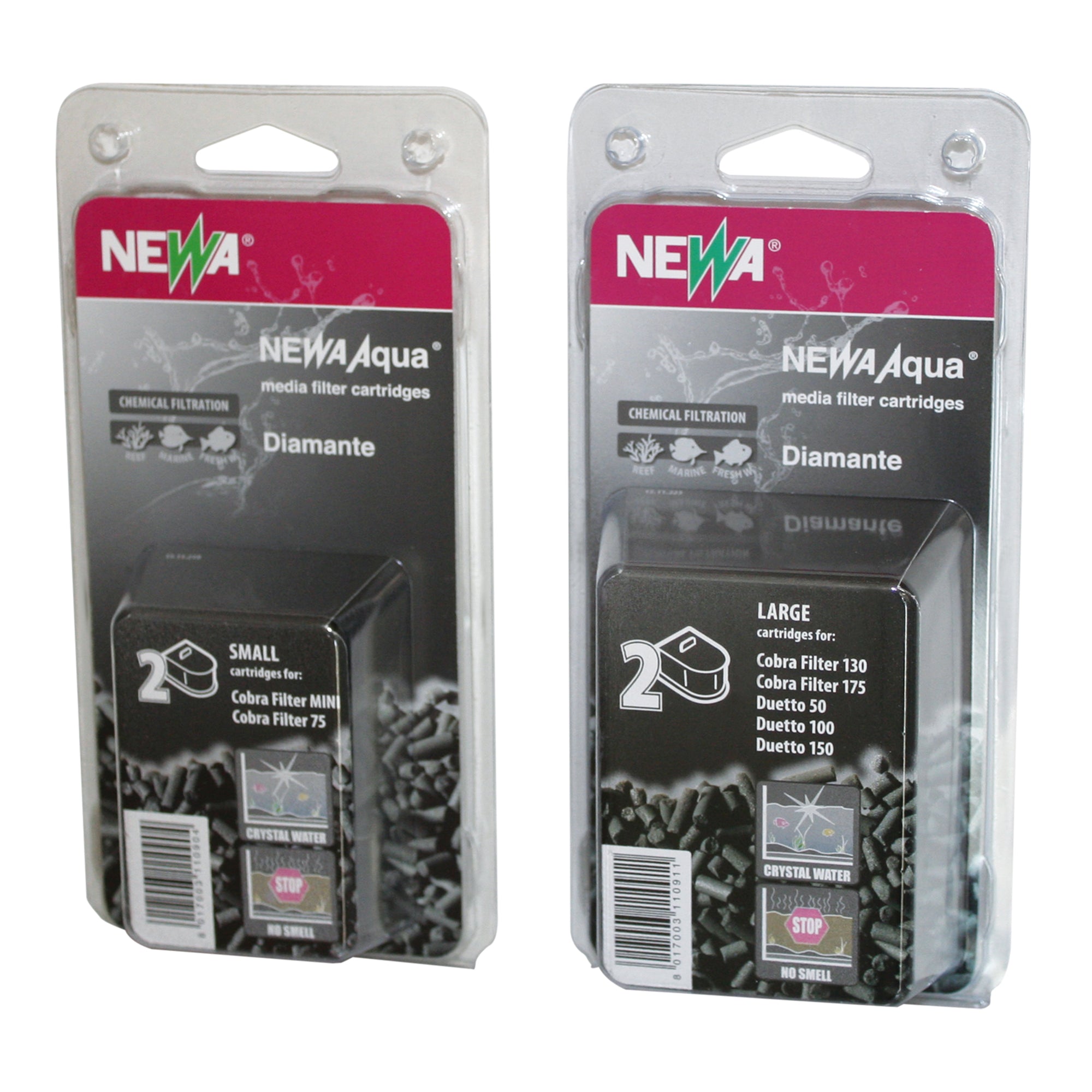 NEWA Diamante Carbon Cartridges x 2 - Small