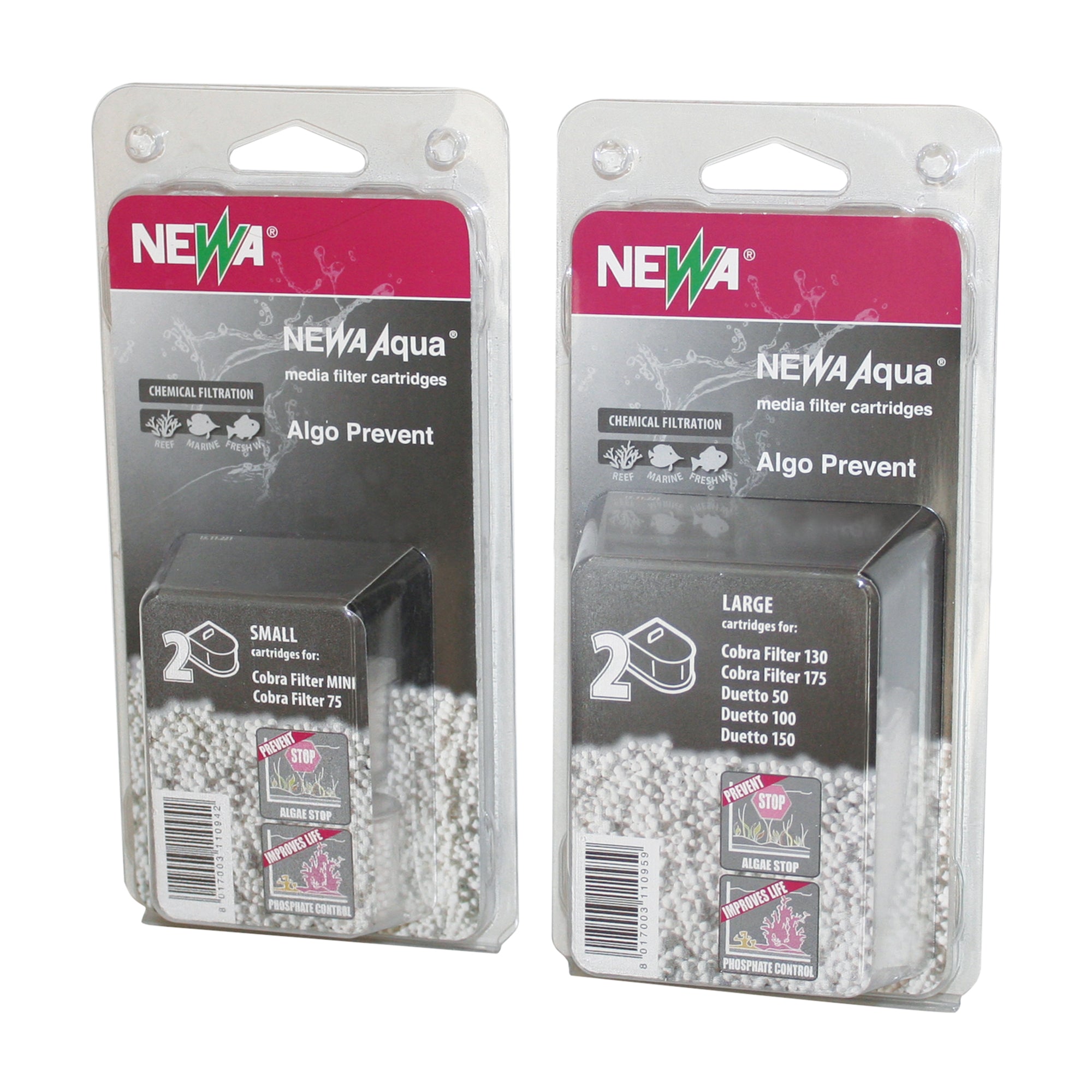 NEWA Algo Prevent Filter Cartridges x 2 - Small