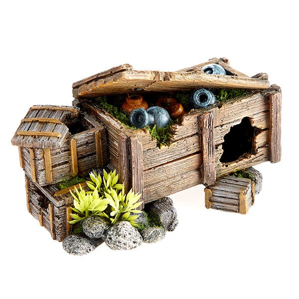 Classic Wooden Crate With Plants 3399