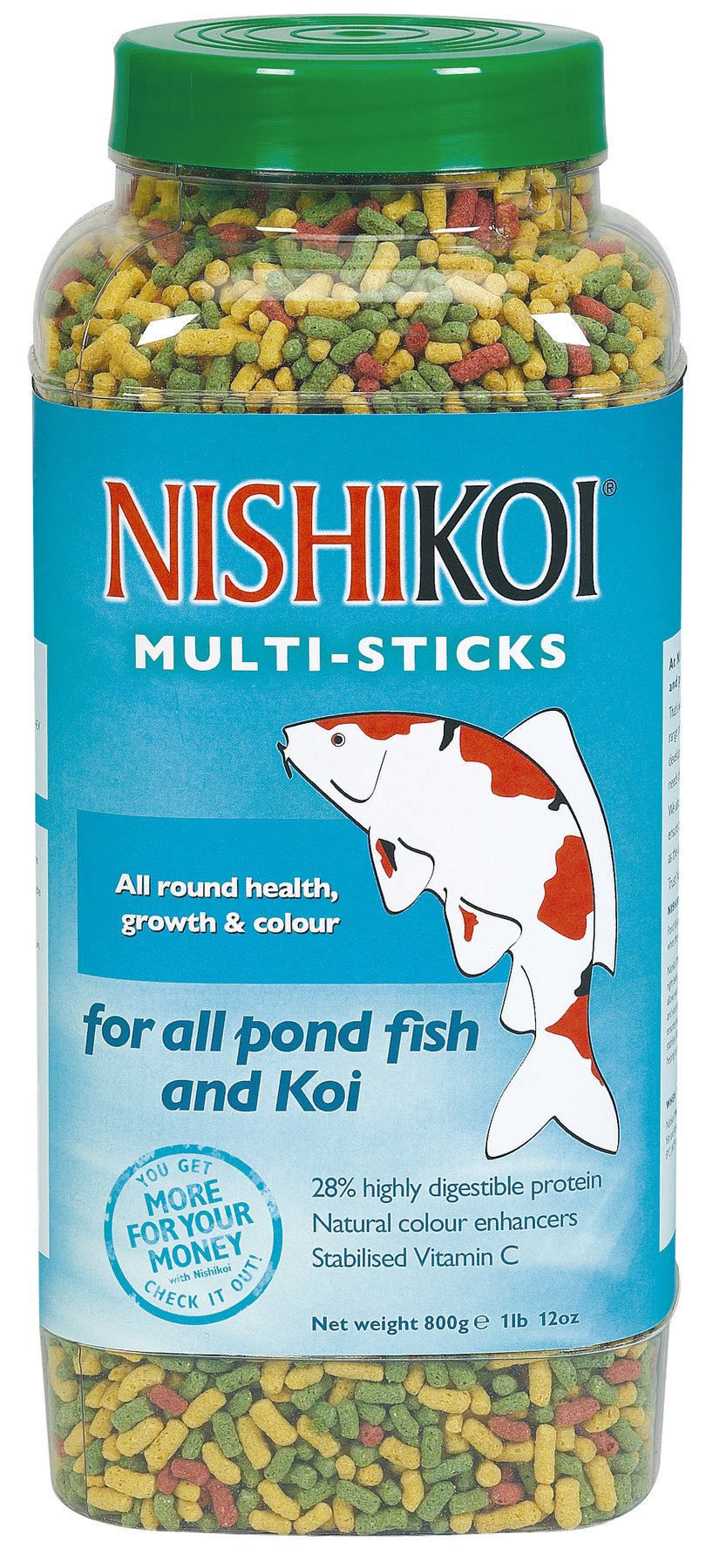 Nishikoi Multi Fish Floating Food Sticks 800g