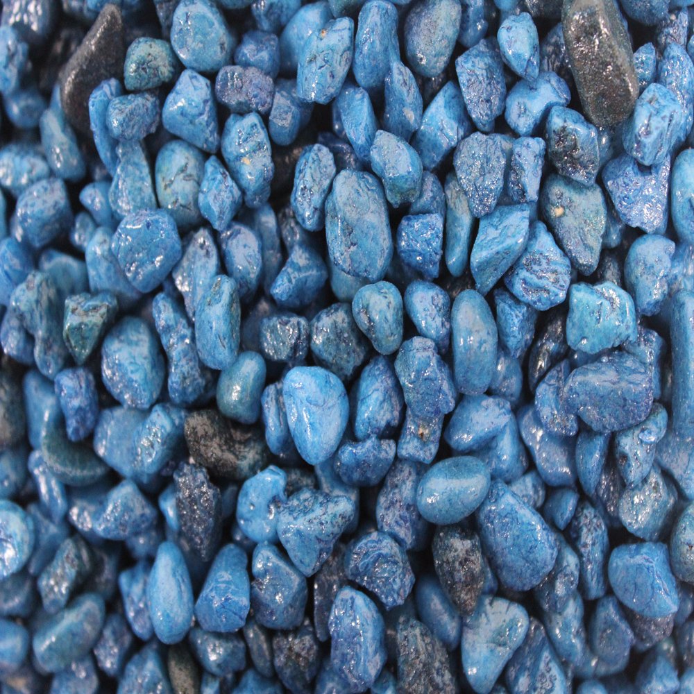 Unipac Neptune Blue Aquarium Gravel 5 - 8mm - 2.5KG