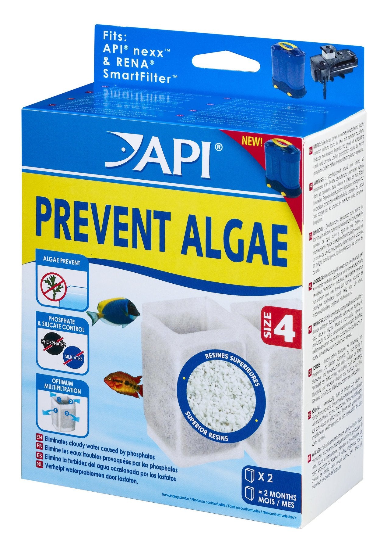 API Prevent Algae - For Nexx Aquarium Filter Size 4