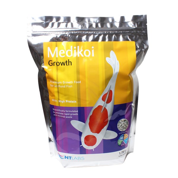 NT Labs Medikoi Growth Koi Fish Food Pellets 1.75kg - 6mm