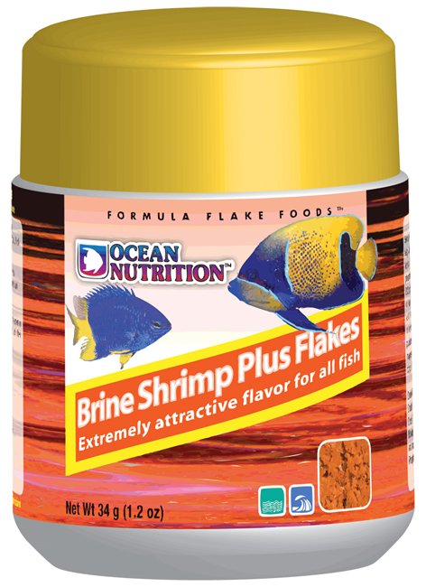 Ocean Nutrition Brine Shrimp Plus Flakes 156g - Marine Fish