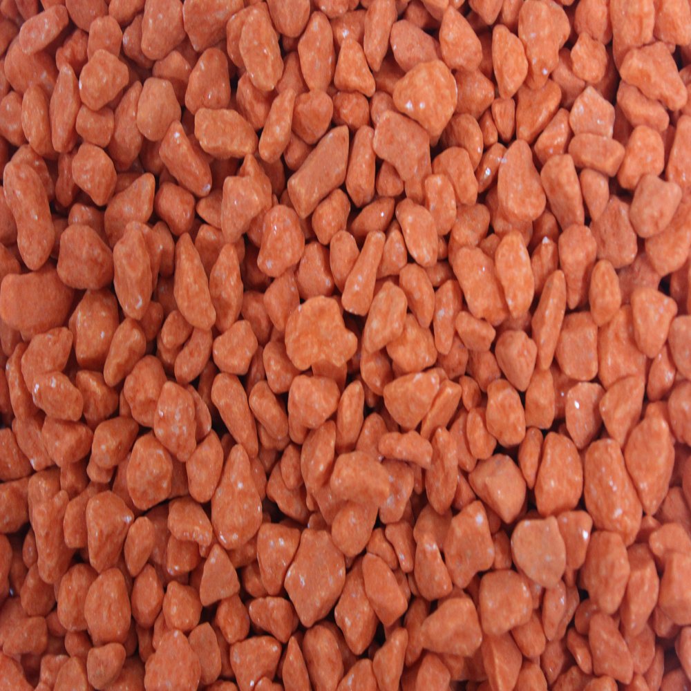 Unipac Coloured Aquarium Gravel 3 - 8mm - Orange 2.5KG