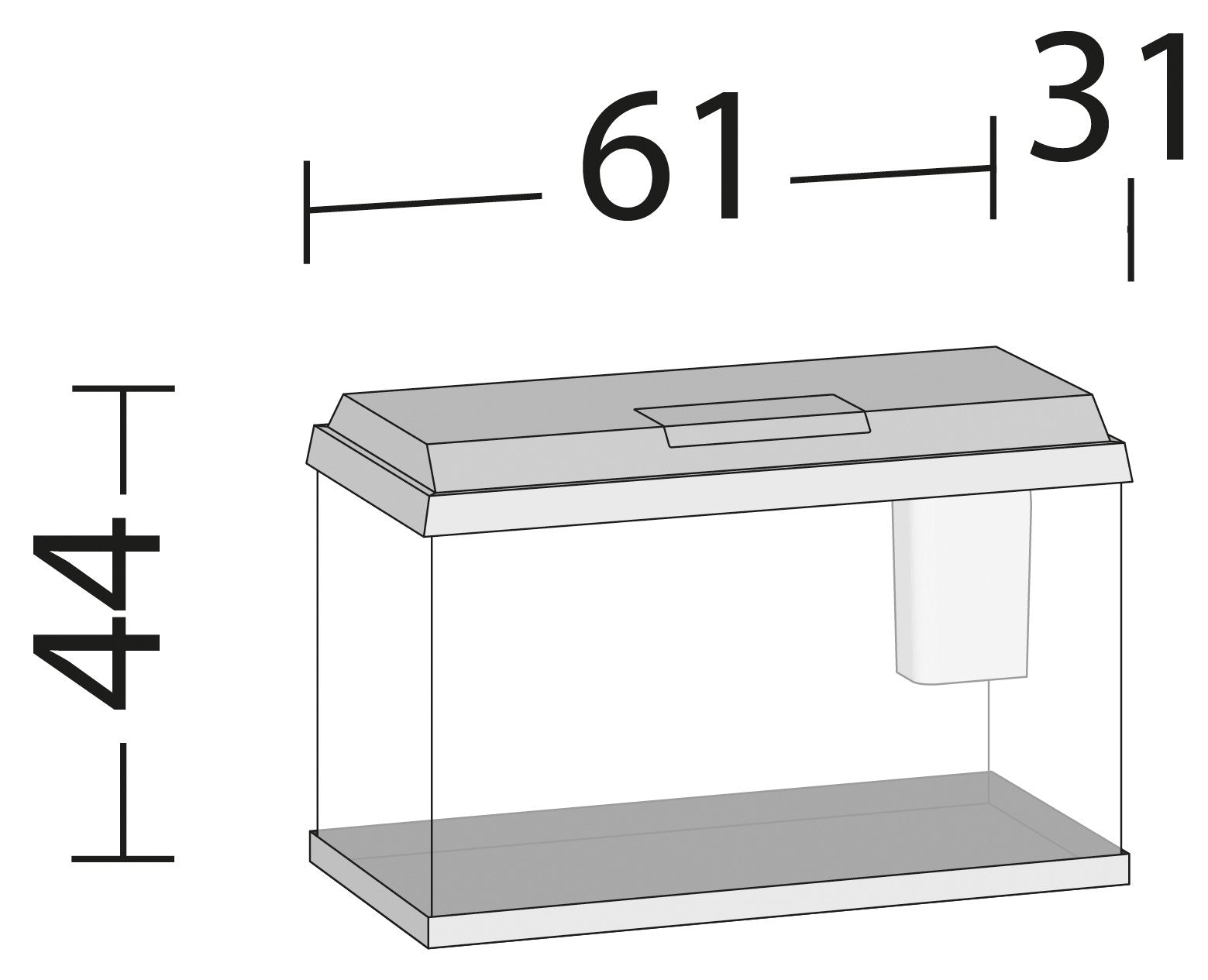 Juwel Primo 70 Aquarium - Black or White - With Cabinet Options