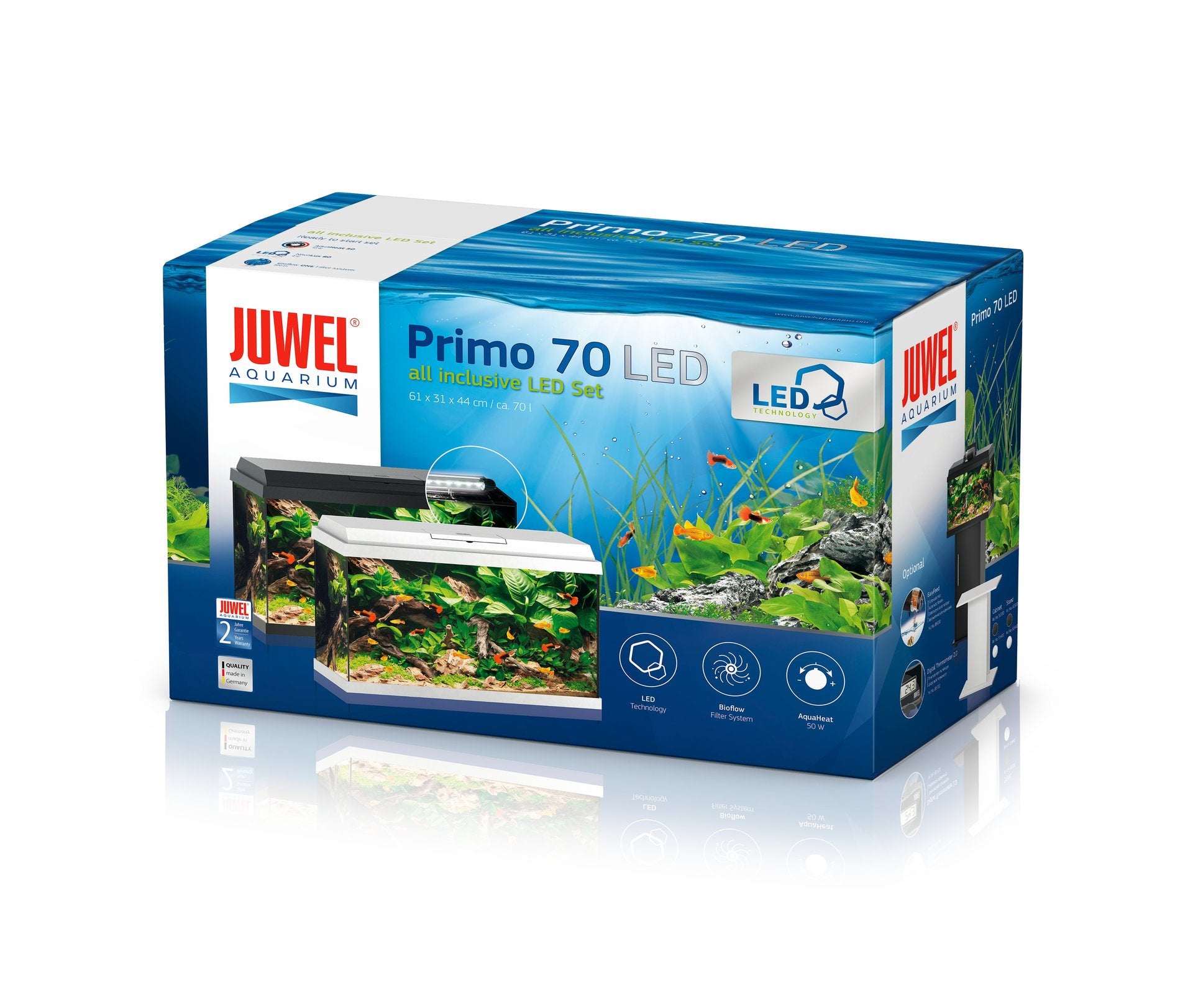 Juwel Primo 70 Aquarium - Black or White - With Cabinet Options