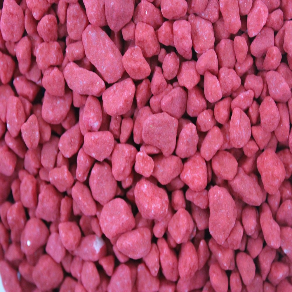 Unipac Coloured Aquarium Gravel 3 - 8mm - Red 2.5KG