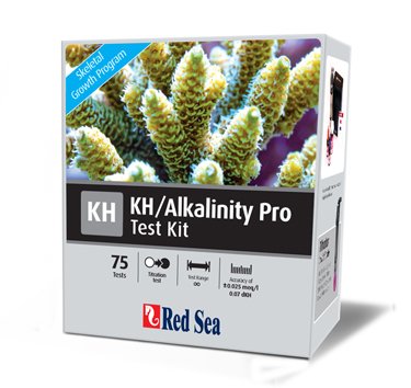 Red Sea Aquarium KH & Alkalinity Pro Test Kit 75 Tests