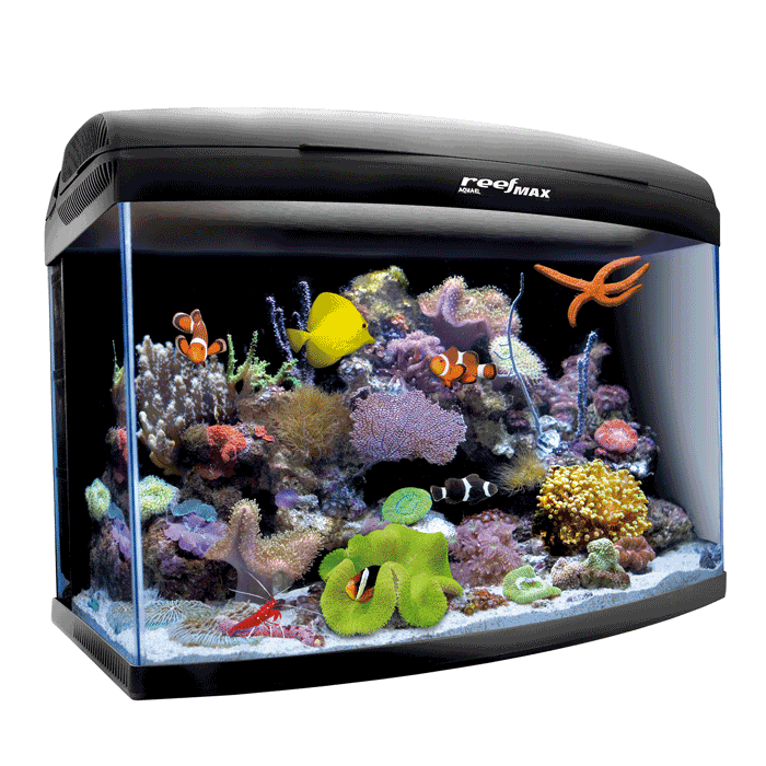 Aquael Reef Master Aquarium & Cabinet 105 Litre Black