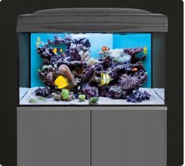 Aquael Reef Master XL 385 Litre Marine Aquarium Set With Cabinet