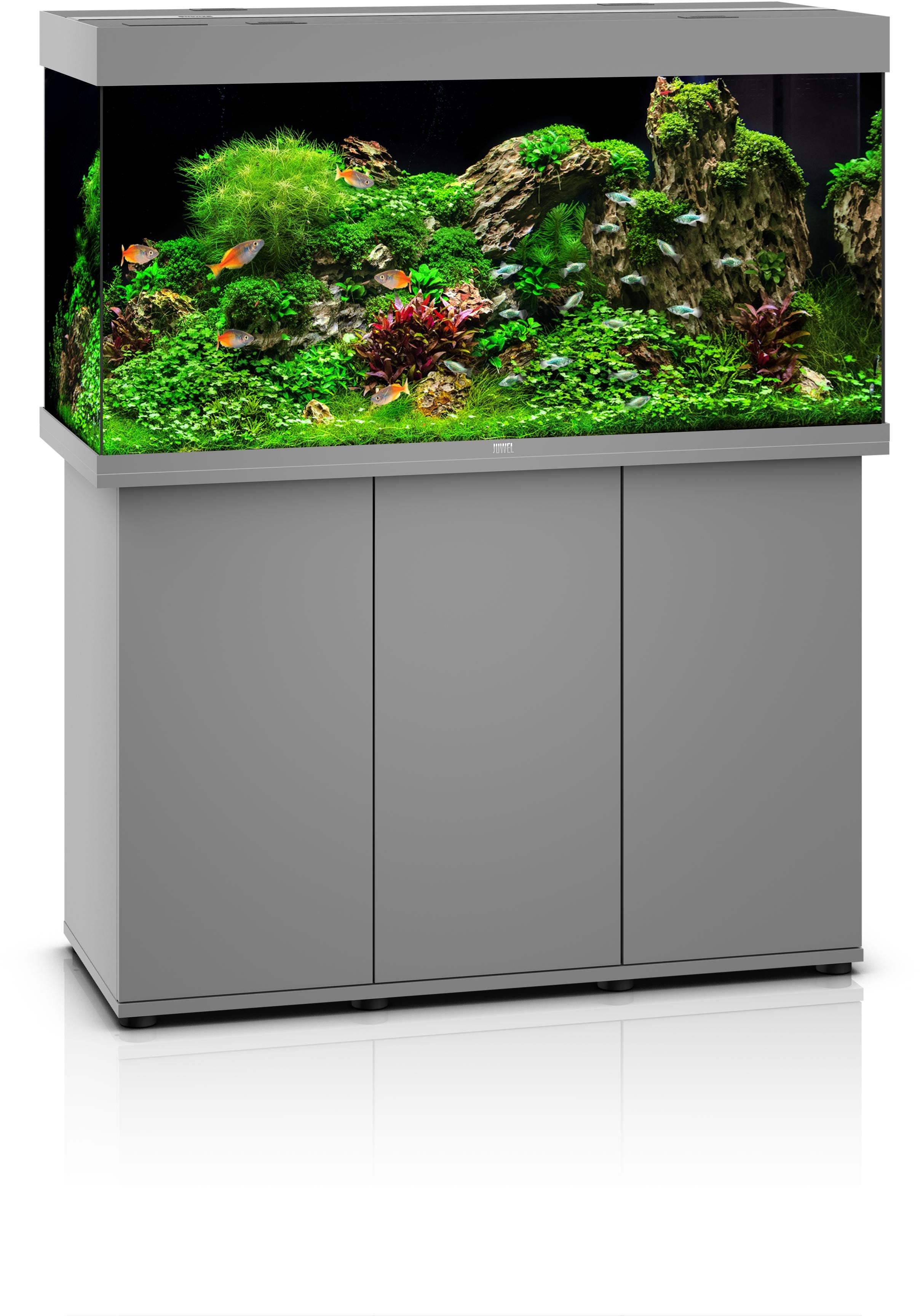 Juwel Rio 350 Aquarium & Cabinet (LED lighting) - Light Wood, Dark Wood, Black, White or Grey