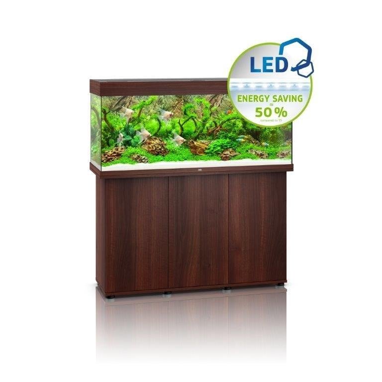Juwel Rio 240 Aquarium & Cabinet (LED lighting) - Light Wood, Dark Wood, Black, White or Grey