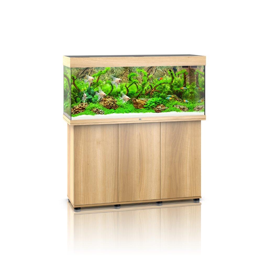 Juwel Rio 240 Aquarium & Cabinet (LED lighting) - Light Wood, Dark Wood, Black, White or Grey