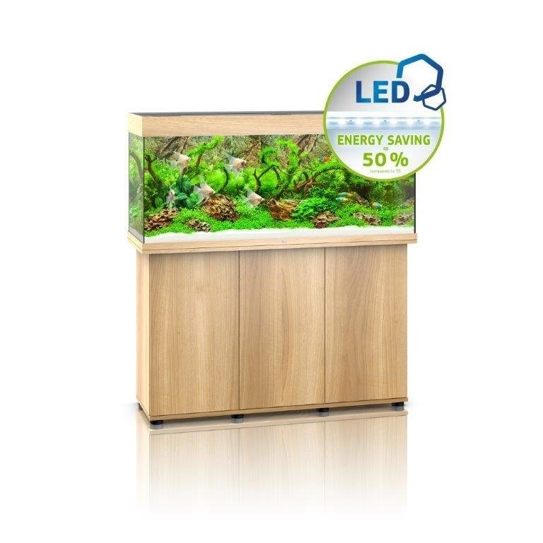 Juwel Rio 240 Aquarium & Cabinet (LED lighting) - Light Wood, Dark Wood, Black, White or Grey