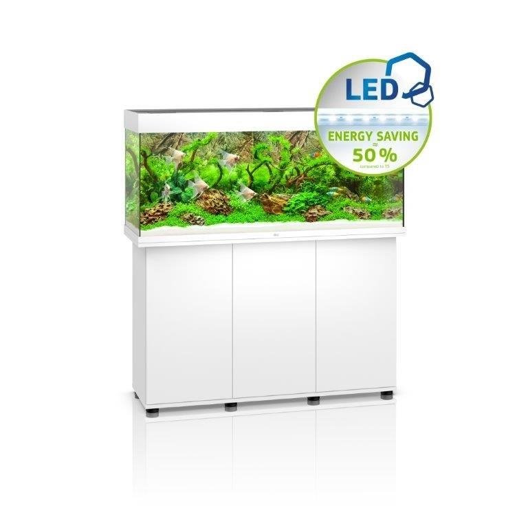 Juwel Rio 240 Aquarium & Cabinet (LED lighting) - Light Wood, Dark Wood, Black, White or Grey