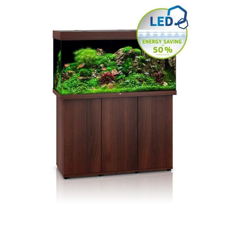 Juwel Rio 350 Aquarium & Cabinet (LED lighting) - Light Wood, Dark Wood, Black, White or Grey