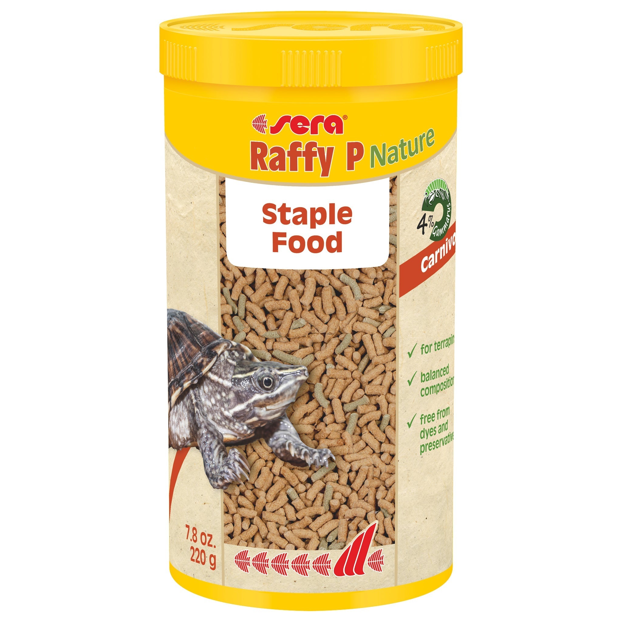 Sera Raffy P Nature Staple - 220g 1L