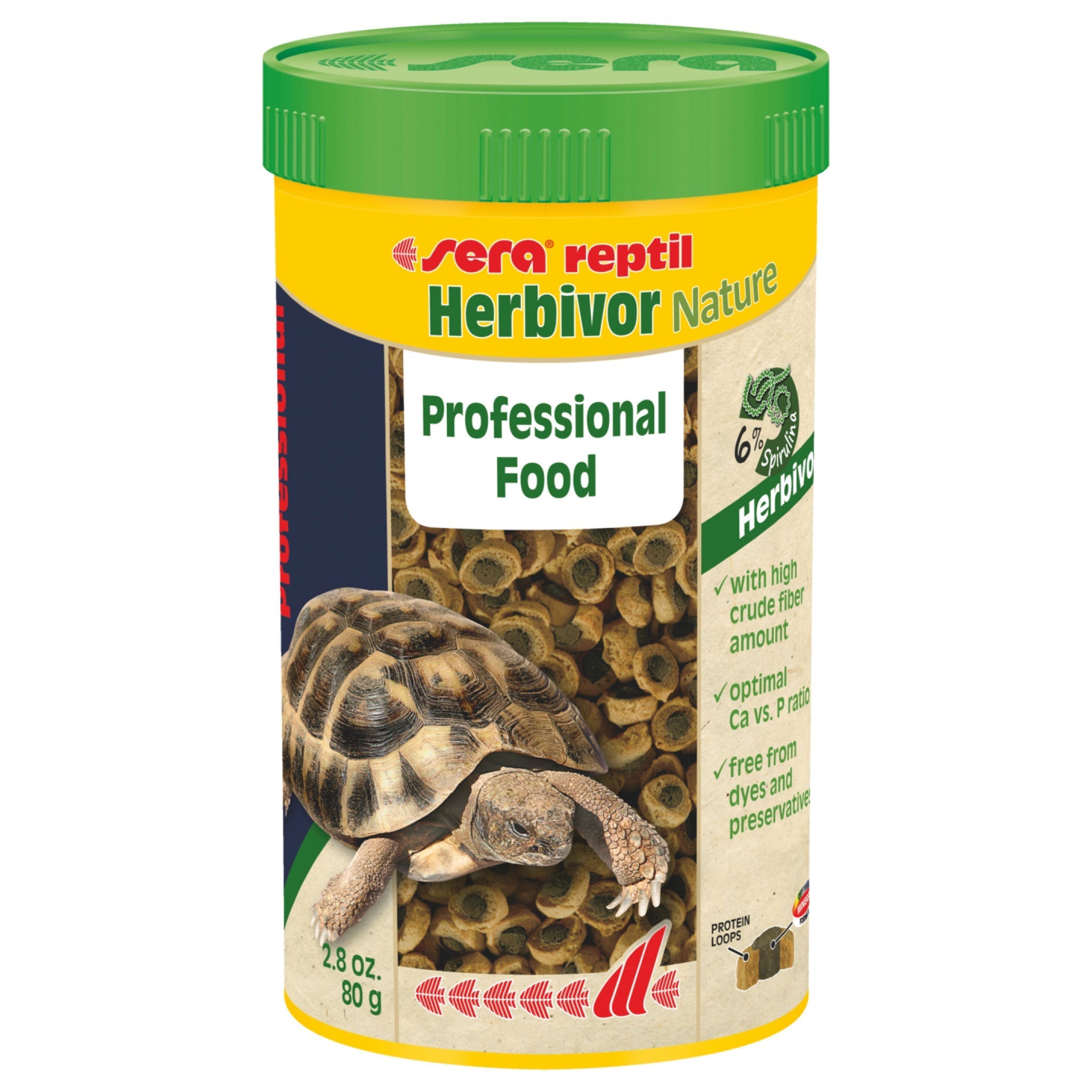 Sera Reptil Professional Herbivor Nature - 80g 250ml