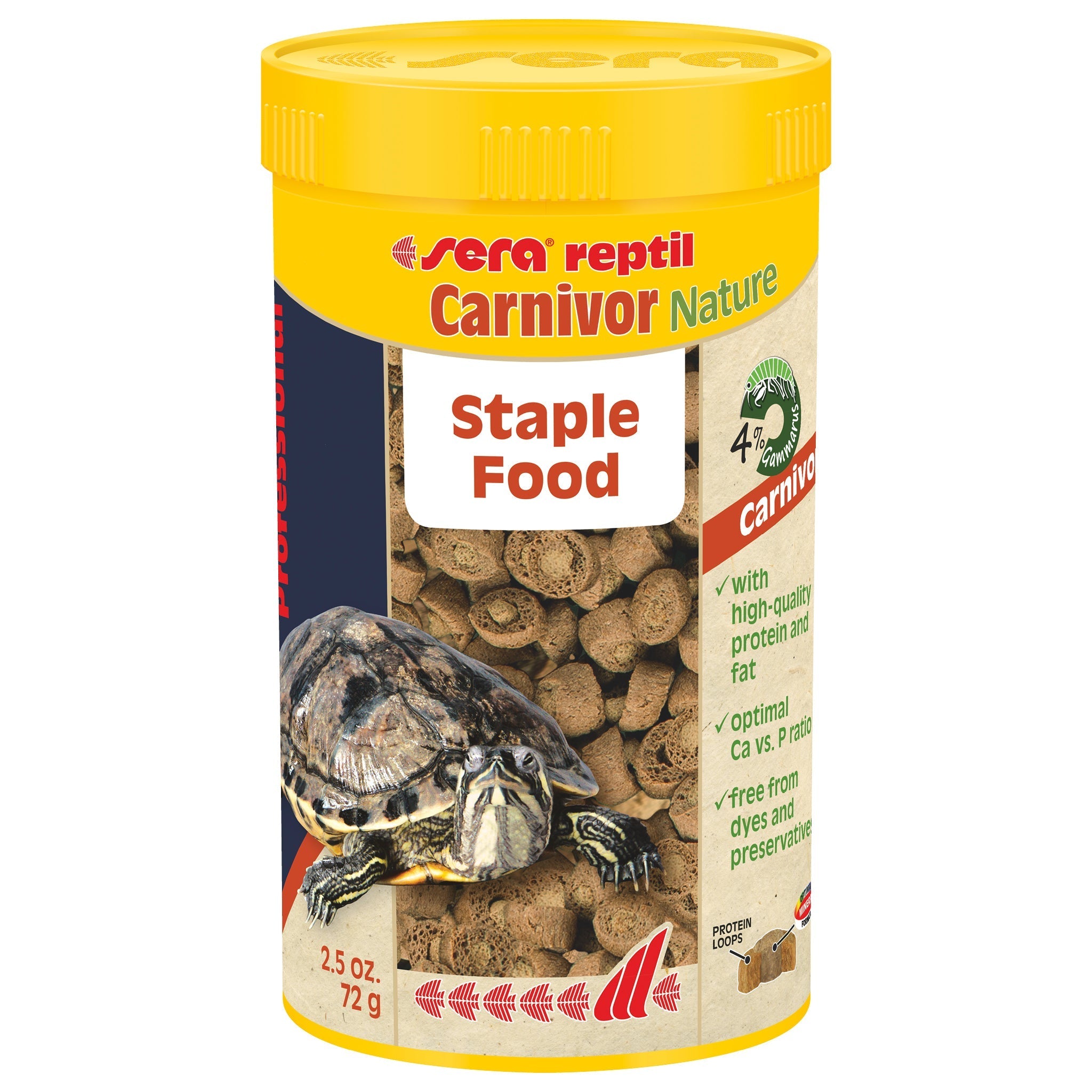 Sera Reptil Professional Carnivor Nature - 72g 250ml