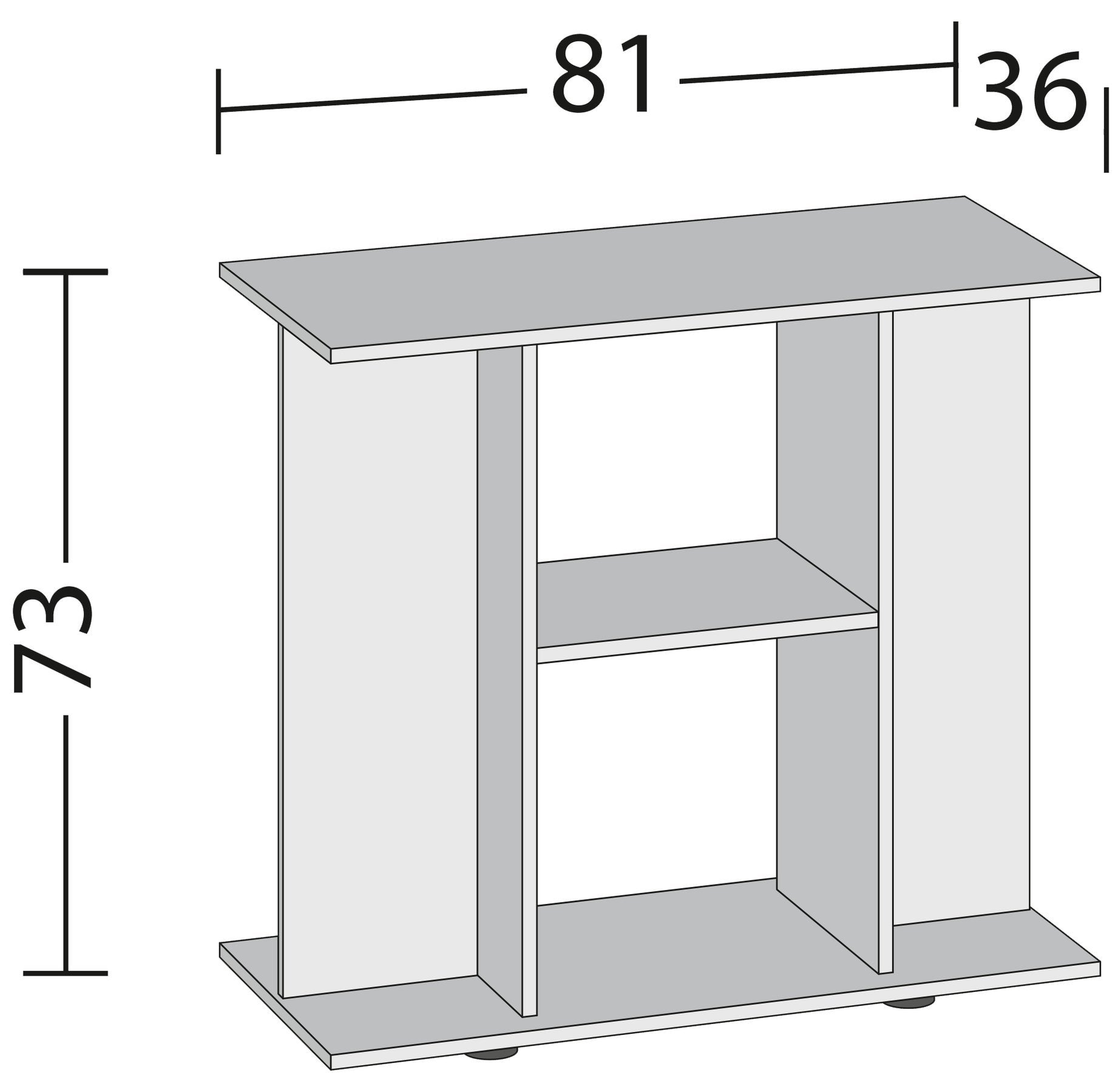 Juwel Aquariums Stand Shelf 835 SB black (58300)