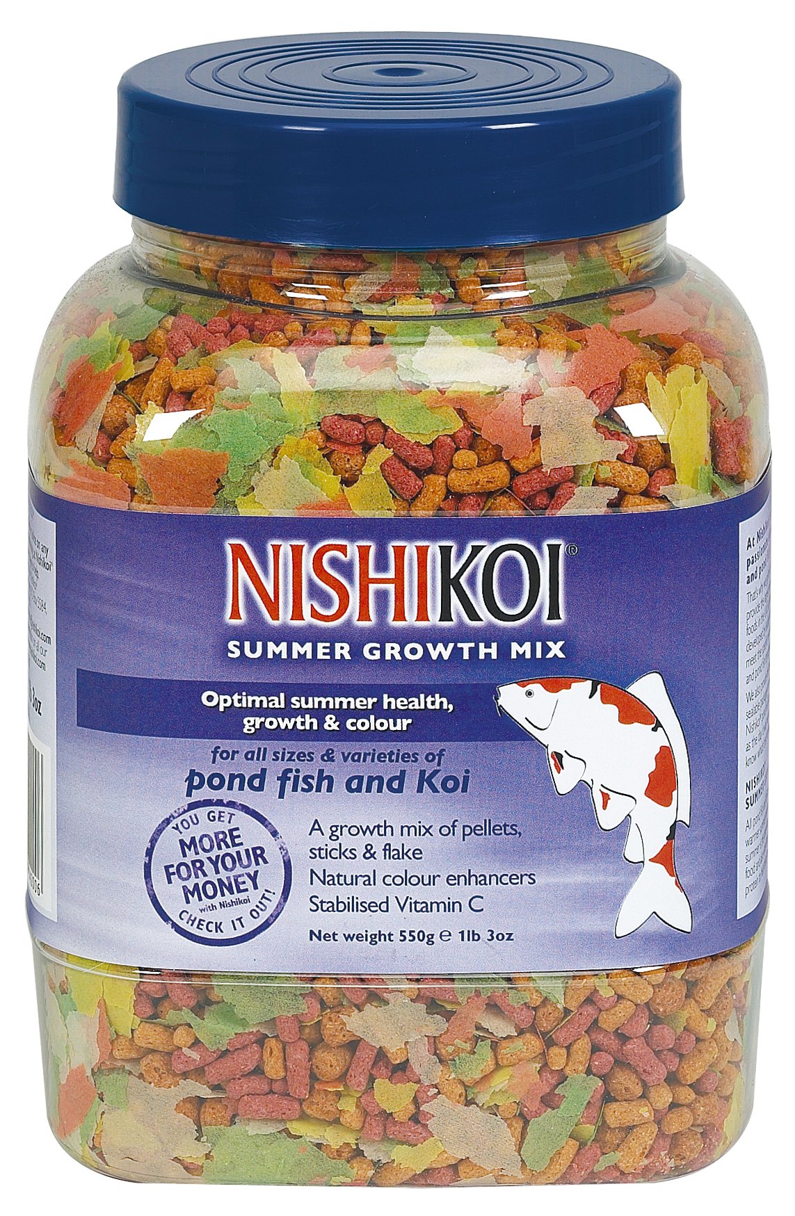 Nishikoi Summer Growth Mix Koi & Pond Fish Food 550g