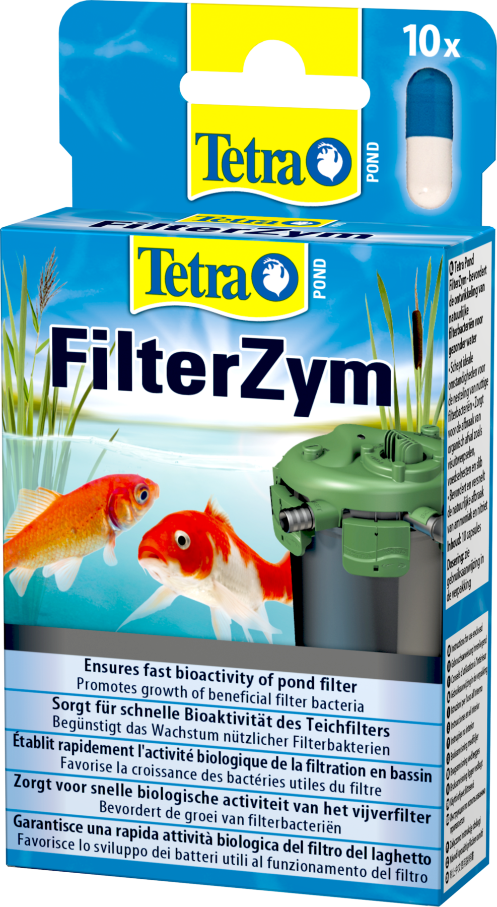 TetraPond FilterZym 10 Capsules Filter Bacteria Development (180697)