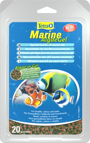 Tetra Marine Algae Fish Food Gel 20 x 4g