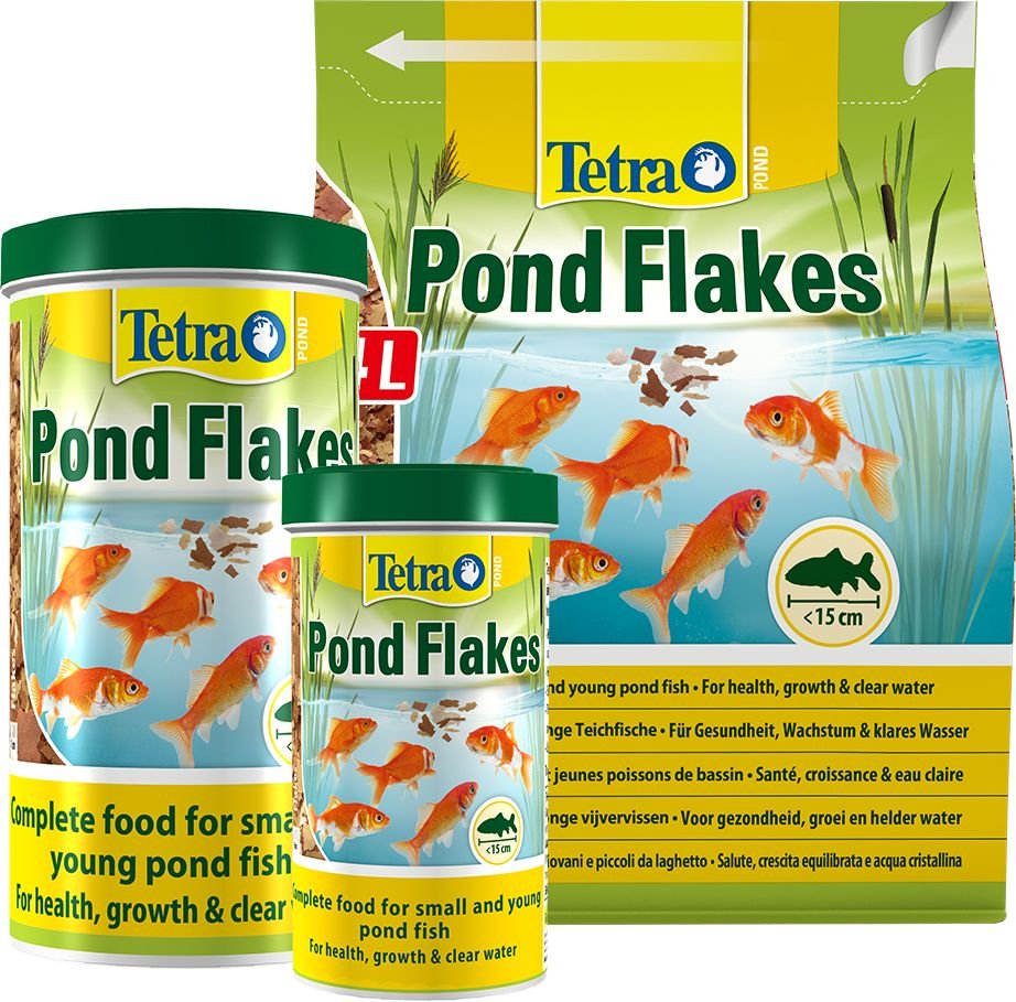 Tetra Pond Flake Food For All Small Pond Fish (500ML, 1L, 4L)