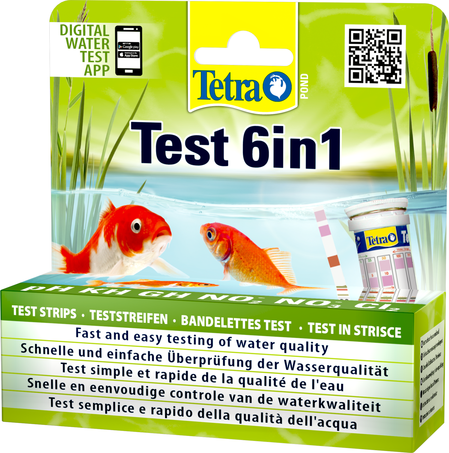 TetraPond Quick 6 in 1 - Pond Water Test Strips  (192713)