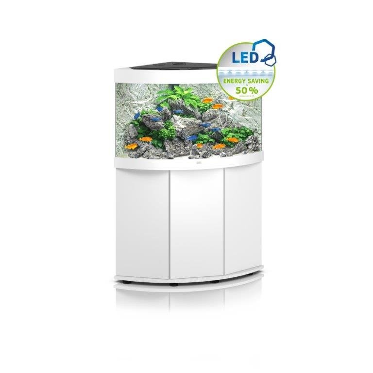 Juwel Trigon 190 Aquarium & Cabinet (LED lighting) - Light Wood, Black or White