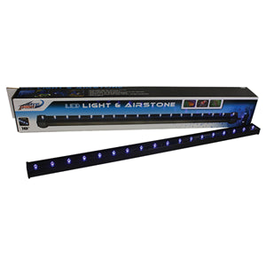 Wave Point LED Aquarium Airstone Blue 18"/45cm