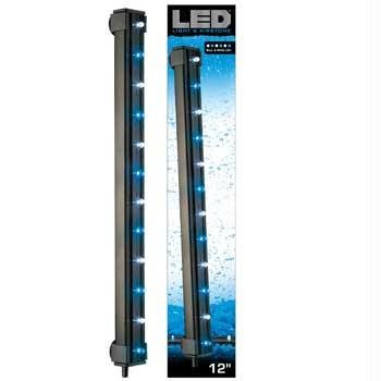 Wave Point LED Aquarium Airstone Blue & White 12"/30cm