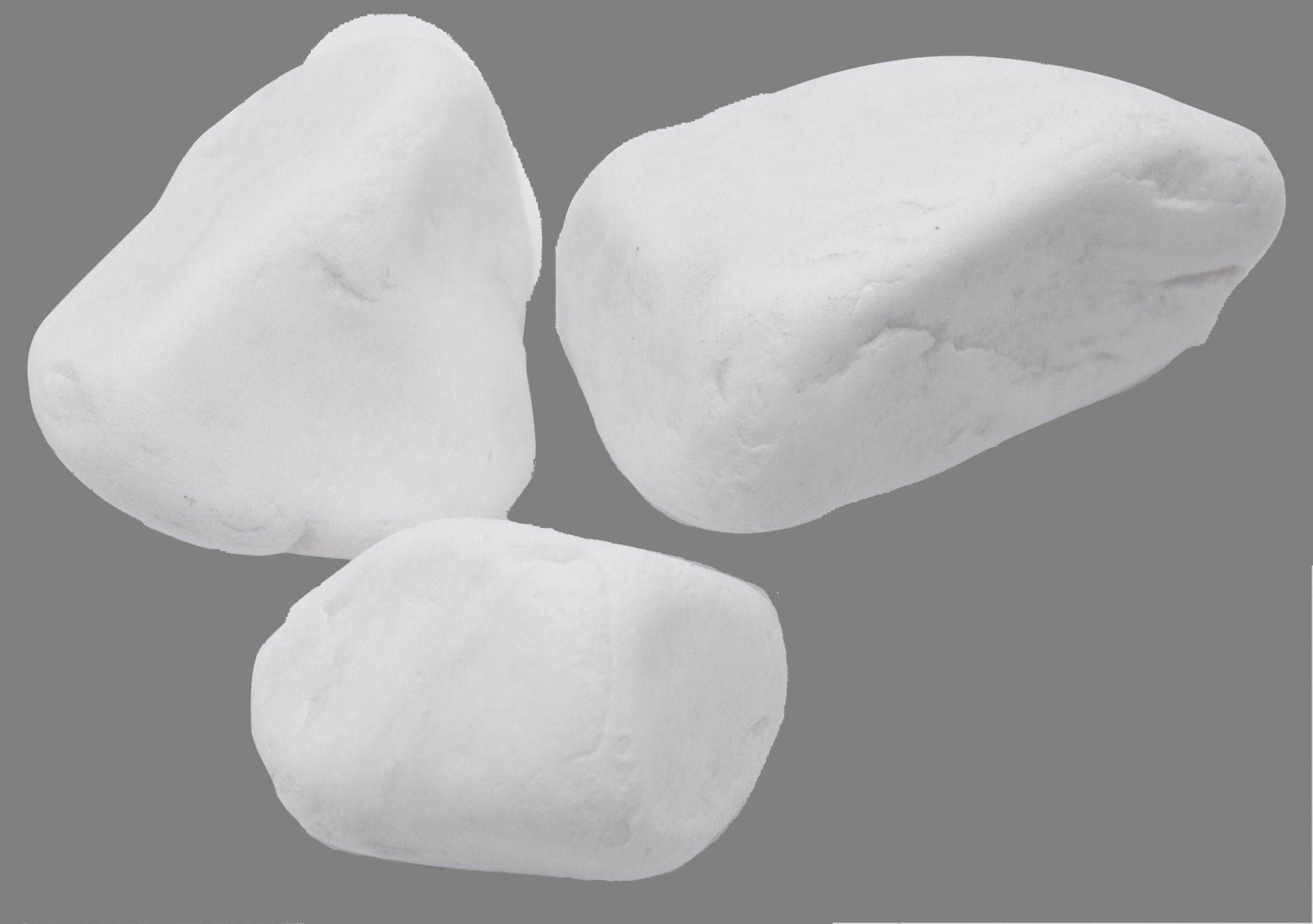 Decorative Pebbles White Pebbles 2KG Natural (PDSG02A)