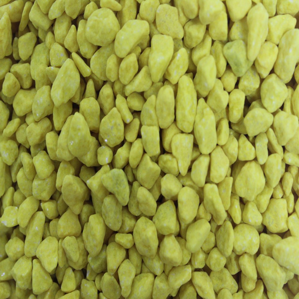 Unipac Coloured Aquarium Gravel 3 - 8mm - Yellow 2.5KG