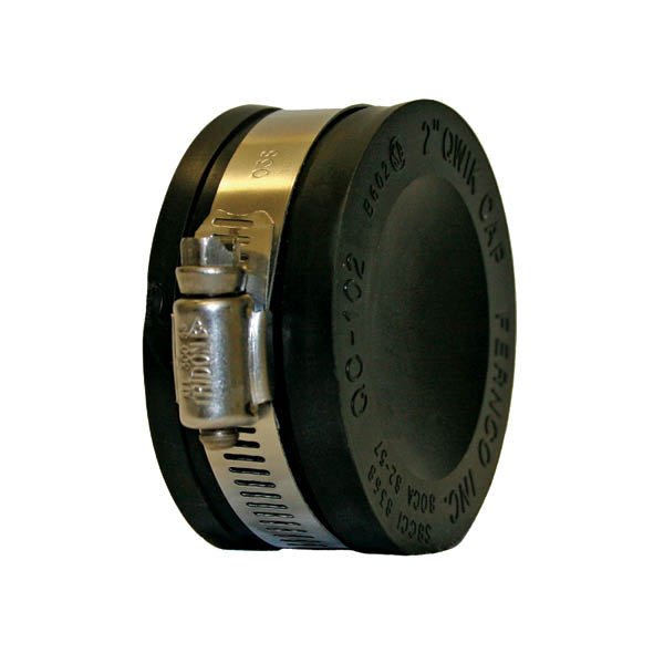 Flexible PVC Stop End Cap - 2"