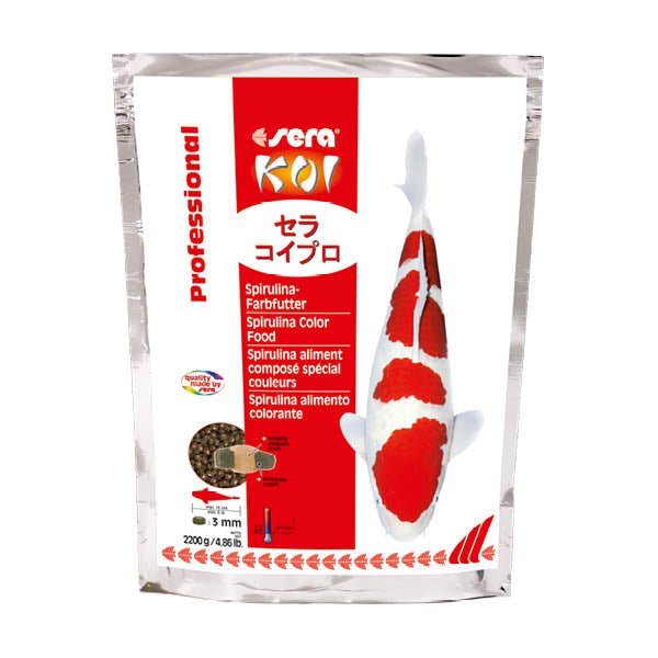 Sera Koi Professional Spirulina Color Food - 2200g